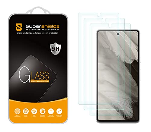 Supershieldz 3 Pack Designed for Google Pixel 7a Tempered Glass Screen Protector Anti Scratch Bubble Free - Image 1