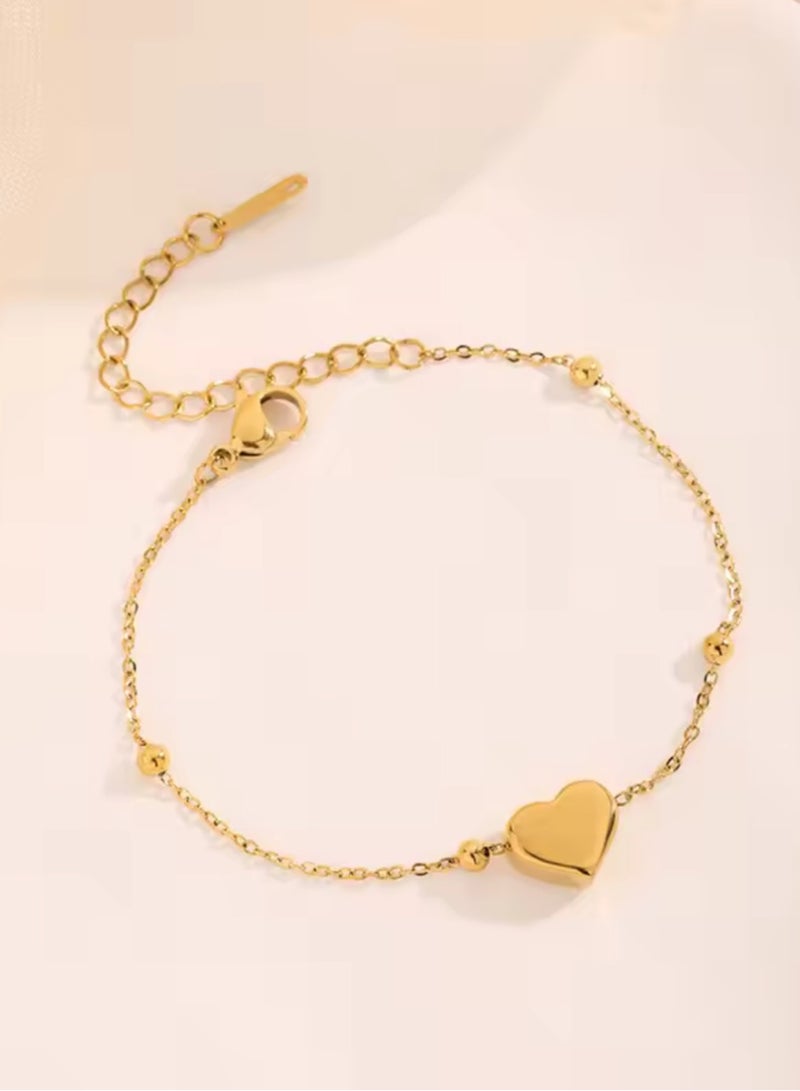 GOLDMAX Elegant Stainless Steel18k Gold Plated Bracelet For Women - Image 3
