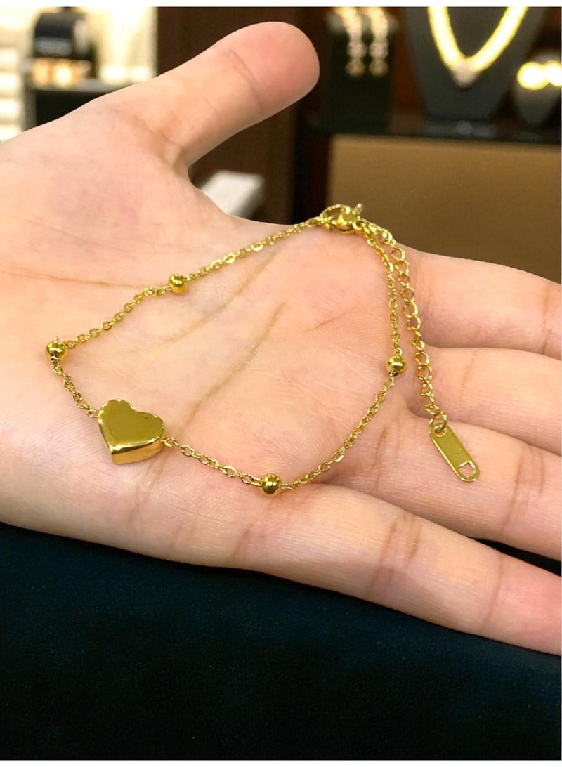 GOLDMAX Elegant Stainless Steel18k Gold Plated Bracelet For Women - Image 1