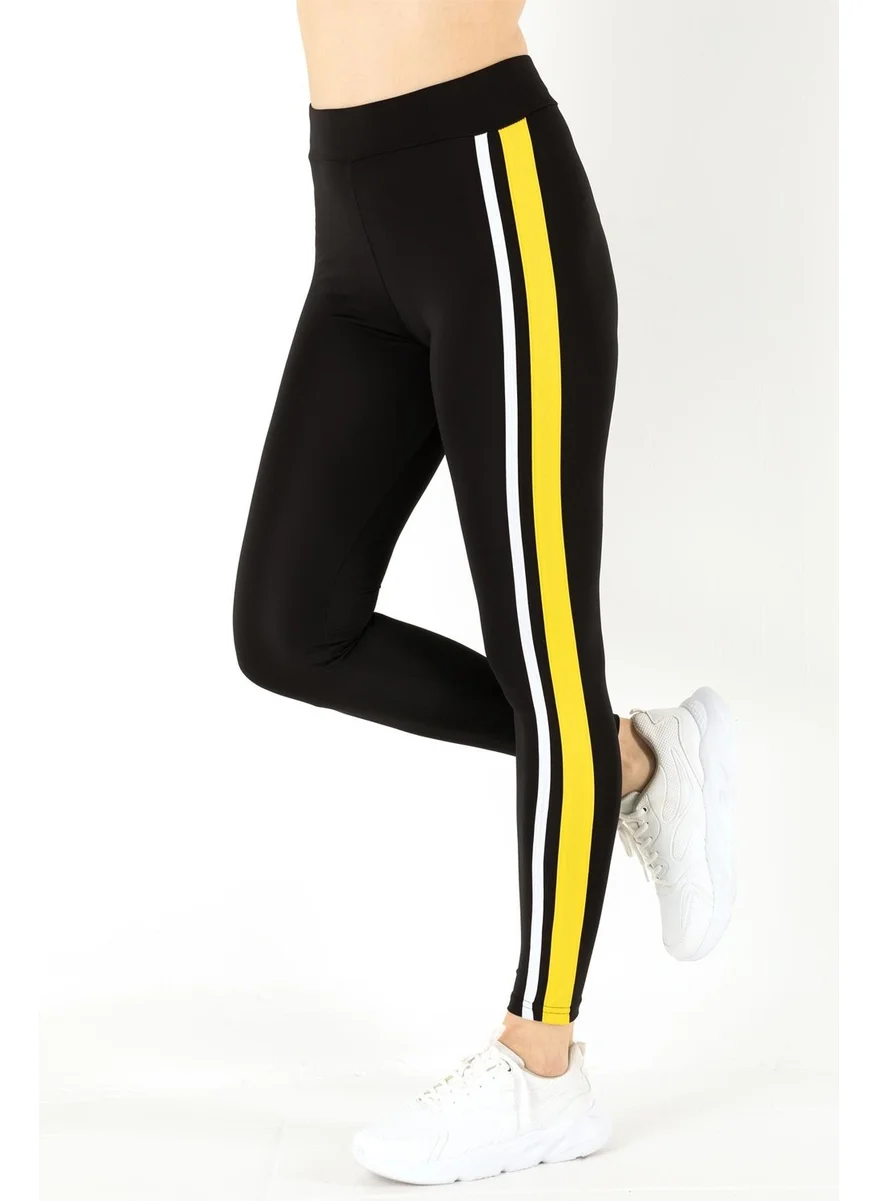 دو رى مى Active Sportive Double Striped Tights