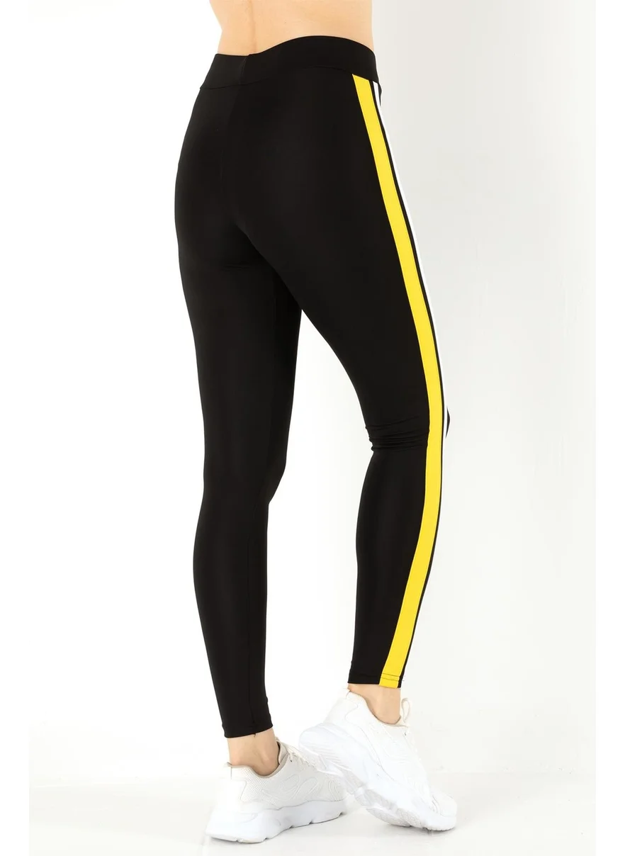 دو رى مى Active Sportive Double Striped Tights