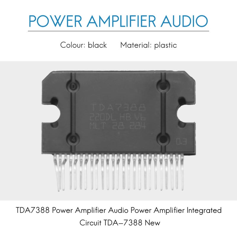 TDA7388 Audio Power Amplifier Integrated Circuit New Black - Image 5