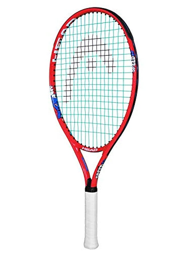 HEAD - Speed Junior 23 Strung Tennis Racquet | White and Orange | Size: 3 3/4 inches | Material: Aluminium | For Junior | Lightweight | Stronger and Durable - Image 1