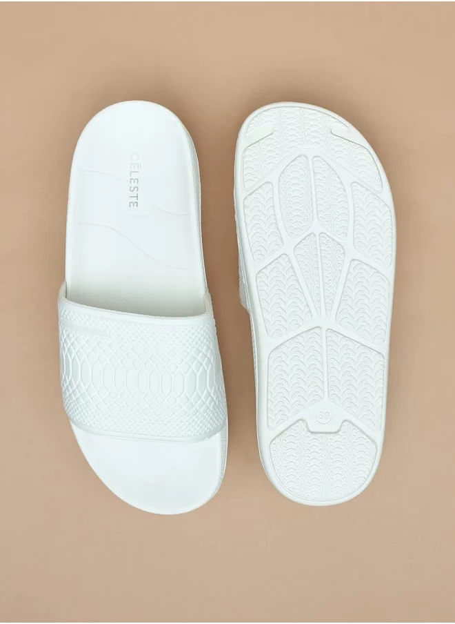 سيليست Womens Textured Slides