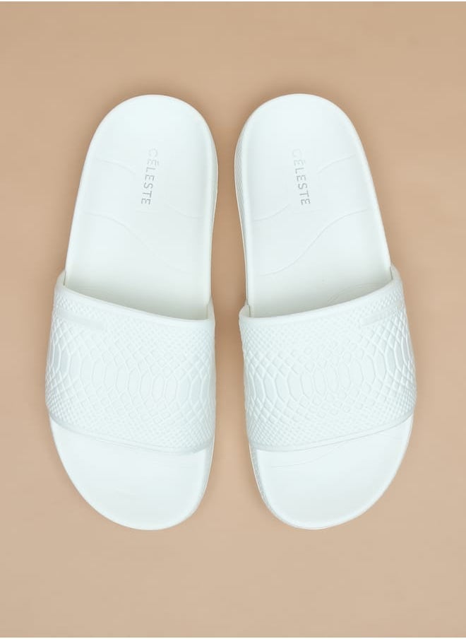 Celeste - Womens Textured Slides - Image 1