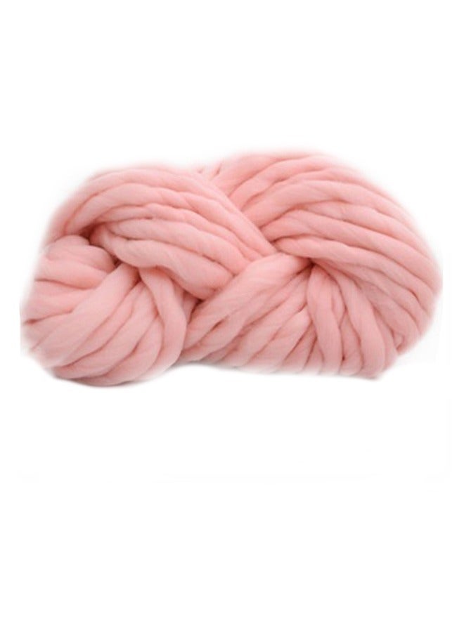 Extra Thick Lcelandic Wool Blend Sweater Coarse Yarn Coarse Wool Hat Scarf Yarn Blended Acrylic Yarn Pink 40000x20mm - Image 1