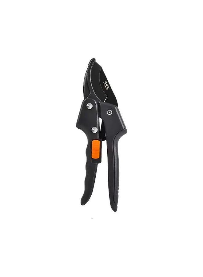 Black SK5 Steel Professional Pruning Shears Ergonomic Non Slip Handles Garden Clippers - Image 1