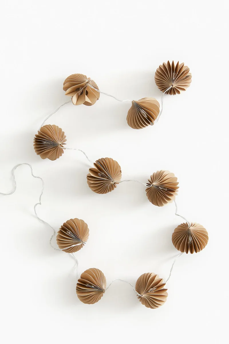 H&M Paper lantern string lights