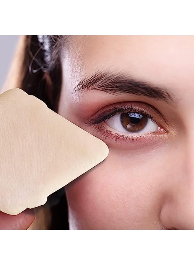 EVAOUXIU 2 Pcs EVAOUXIU Triangle Powder Puff for Face Powder Soft Plush Setting Powder Puff Velour Cosmetic Foundation Blender Sponge Beauty Makeup Tools Nude - Image 3