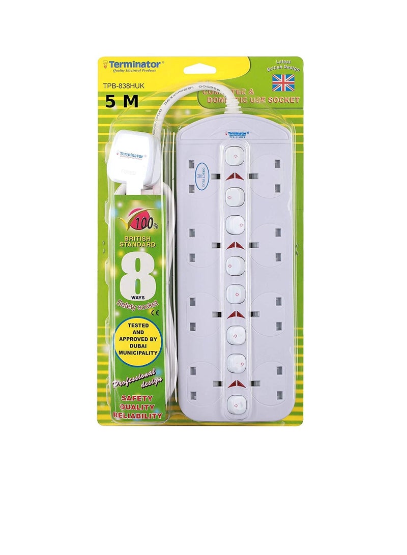 Terminator Extension 8G/3M TPB 838-UK Socket, Individual Switch Terminator  - Image 1