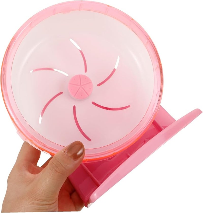 Silent Hamster Wheel Non Slip Compact Running Wheel For Hedgehogs Gerbils Dwarf Pets - Image 4