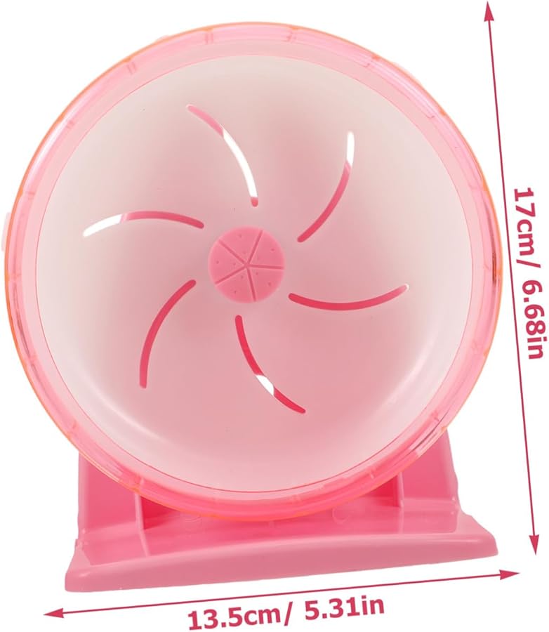 Silent Hamster Wheel Non Slip Compact Running Wheel For Hedgehogs Gerbils Dwarf Pets - Image 3