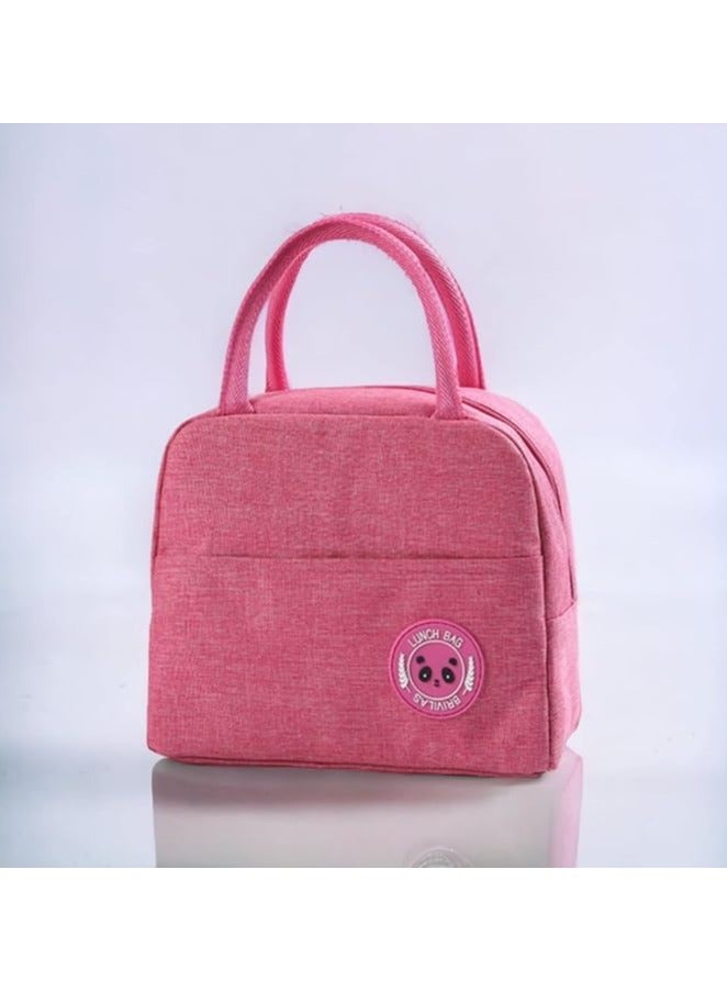 Pink food bag to maintain food temperature - Image 1