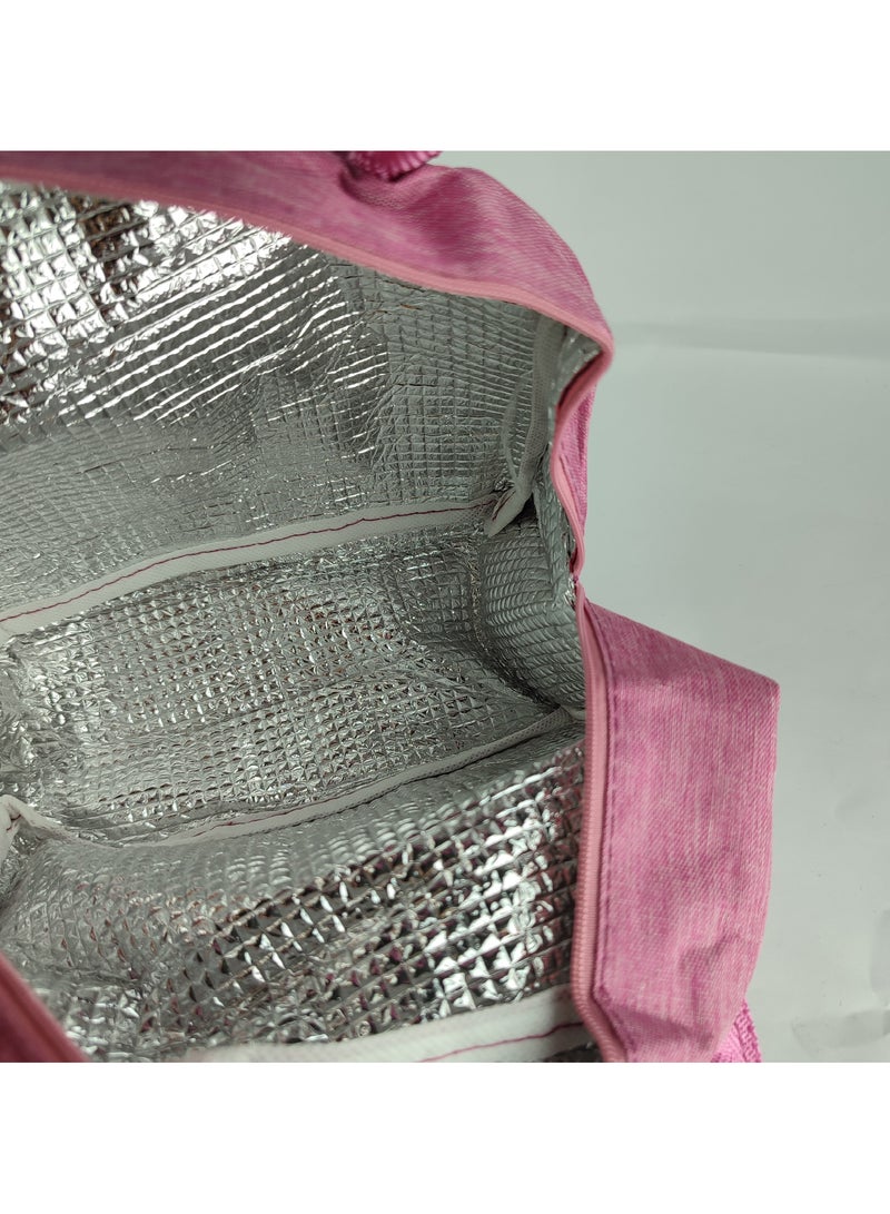 Pink food bag to maintain food temperature - Image 5