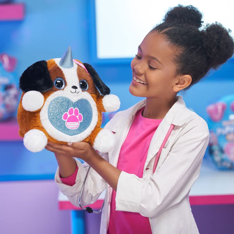 Rainbocorns Puppycorn Rescue (Poodle) by ZURU, Collectible Plush, Stuffed Animal Girl Toys, Surprise Egg, Stickers, Syringe Slime, Ages 3+ for Girls, Children - Image 5