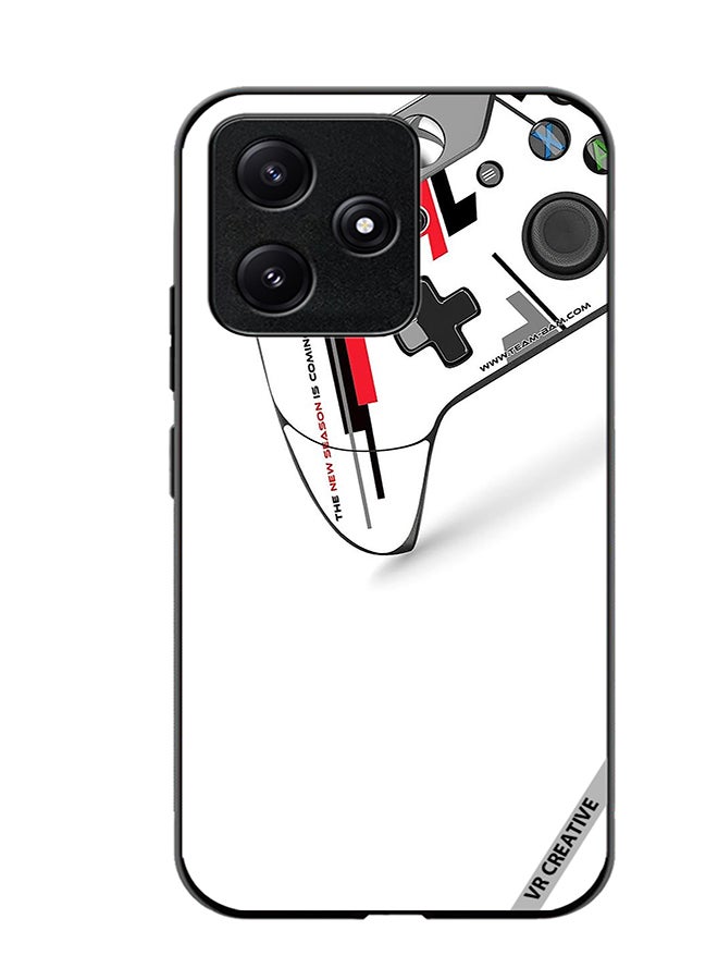 VR CREATIVE Protective Case Cover For Xiaomi Poco M6 Pro 5G Retro Gaming Controller Design Multicolour - Image 1