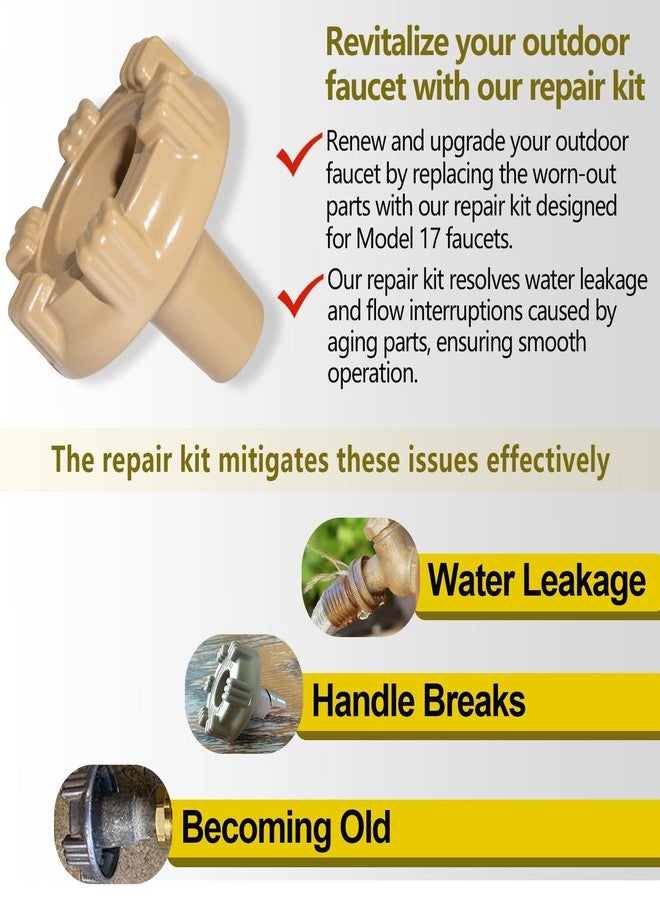 Datrenm RK-17MH Outside Faucet Repair Kit Metal Handle Compatible with Woodford Model 17 - Image 3