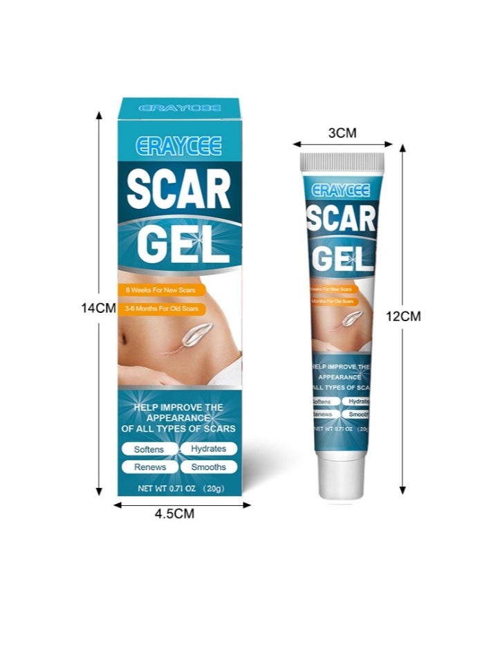 Scar Gel 20g Effective In Treating Scars C-Section Scars Stretch Marks Acne Surgery Burns Effective On Old And New Scars