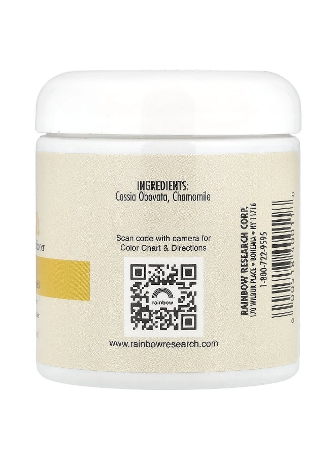 Rainbow Research Rainbow Research, Henna, Hair Color and Conditioner, Blonde, 4 oz (113 g)  - Image 2