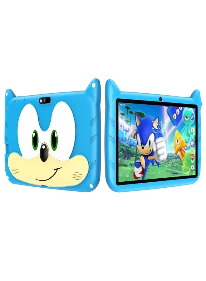 Smartbarry Kids Tablet 7 Inch B86 Plus with WiFi, HD Touchscreen Display, Parental Control, Preloaded Educational Apps & Games, Durable Case, Long Battery Life, Child-Friendly Interface, Gift Bundle Included – Blue Color Tablet for Boys & Girls - Image 3