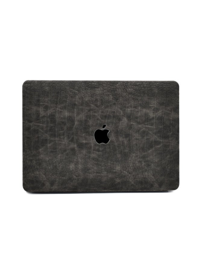 For Apple Notebook Protective Case Macbook Air13/14 PU Alligator Pattern Computer Protective Case-Color:Antique Crocodile Pattern-Color 11-Applicable Model:(Hollow) Air13 (A1369/A1466) - Image 4