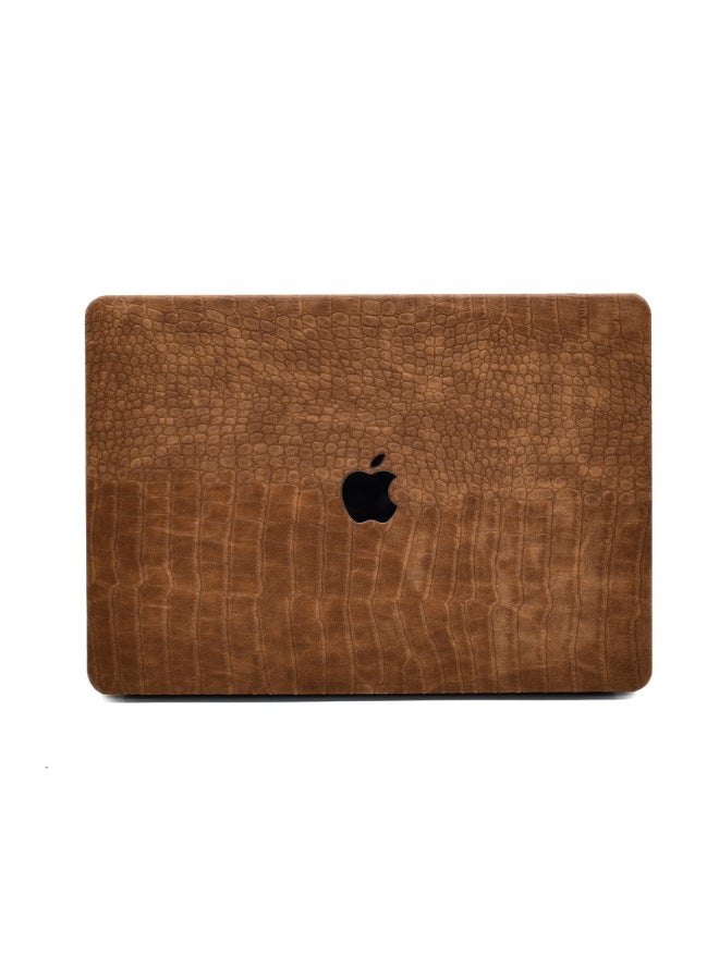 For Apple Notebook Protective Case Macbook Air13/14 PU Alligator Pattern Computer Protective Case-Color:Antique Crocodile Pattern-Color 11-Applicable Model:(Hollow) Air13 (A1369/A1466) - Image 5