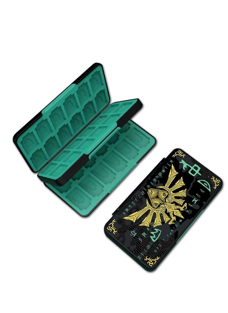 SYOSI - 48 Switch Game Card Case for Nintendo Switch OLED, Switch Lite, Cute 48 Game Holder Cartridge Case for Game Cards and SD Cards, Kawaii Portable Compact Storage Case Box - Image 1