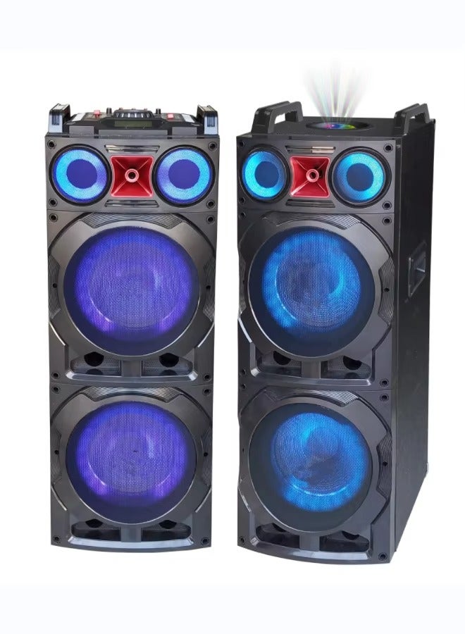 iSONIC مكبر صوت برج مسرح منزلي 2.0 صندوق خشبي مكبر صوت احترافي للحفلات IS481 - Image 5