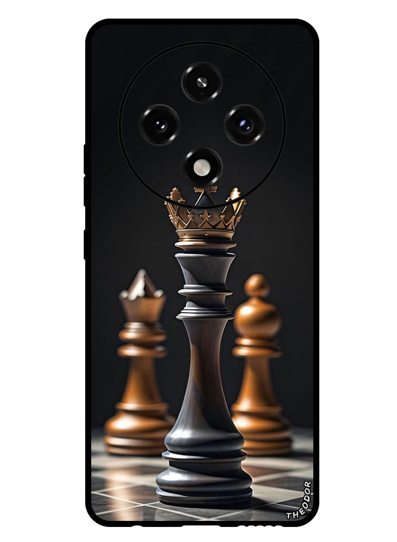 Theodor Protective Case Anti Scratch Shock Proof Bumper Cover For Oppo A3 Pro Chess KING - Image 1