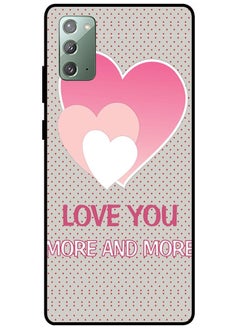 Protective Case Cover For Samsung Galaxy Note 20/ Note 20 5G Smart Series Printed Protective Case Cover for Samsung Note 20/ Note 20 5G Love You More and More