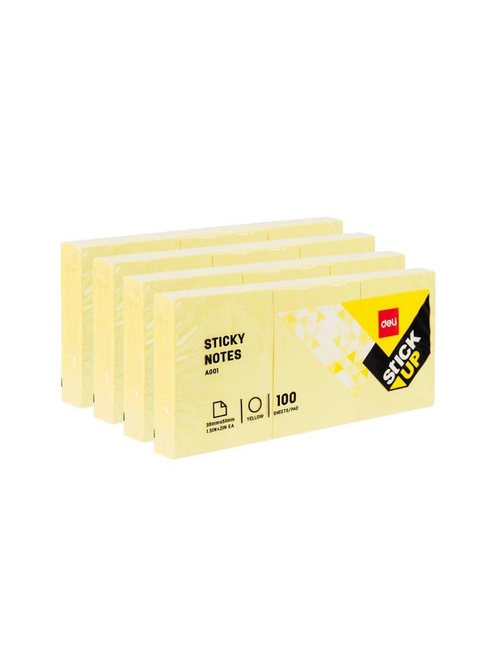 Deli Back to School Supplies for Students and Teachers, 12 Pads, 1200 Total Sheets, 38 mm x 51 mm, Self Stick Notes for Note Taking, To Do Lists & Reminders - Image 2