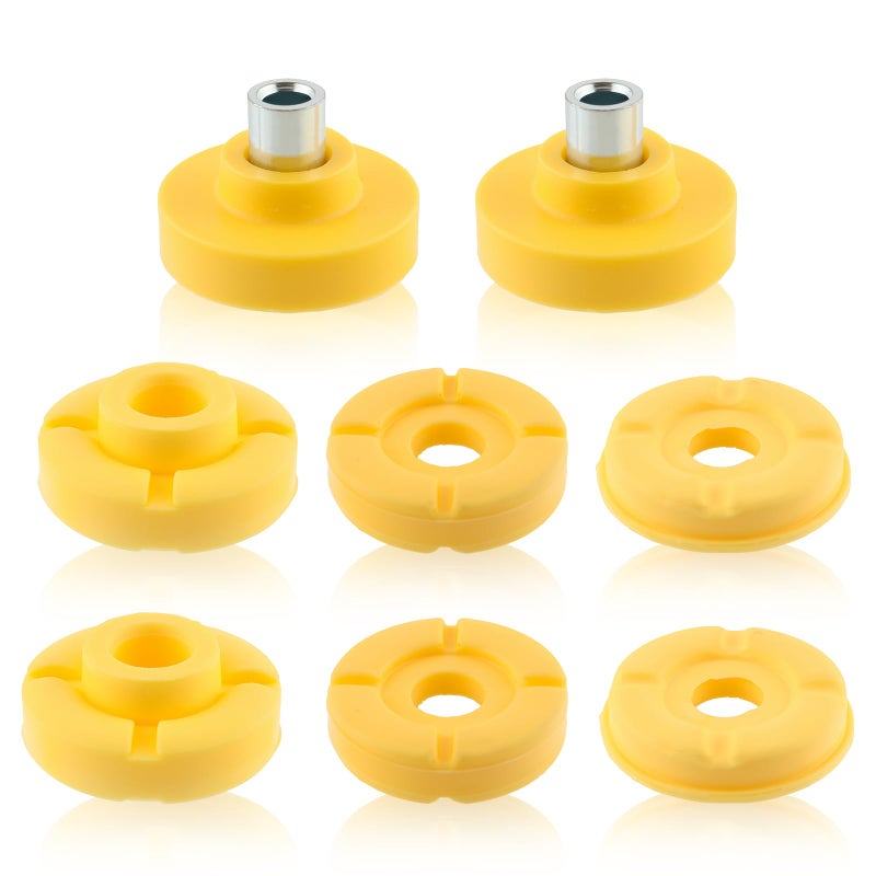 Carbhub 8 PCS Front Rear Lower Upper Shock Strut Mount Support Bushing Fit for 2007-2013 BMW X5 2008-2014 BMW X6 Replace 33526778399, 33526778111, 31336776390, 31336776389, 3533701, 33526776557 - Image 1