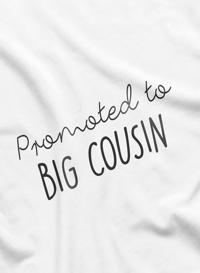 Printique Organic GOTS Certified Baby Onesie Unisex Bodysuit 0-18 months - Promoted To Big Cousin | Family Baby Announcement (9-12 Months, Promoted To Big Cousin) - Image 2