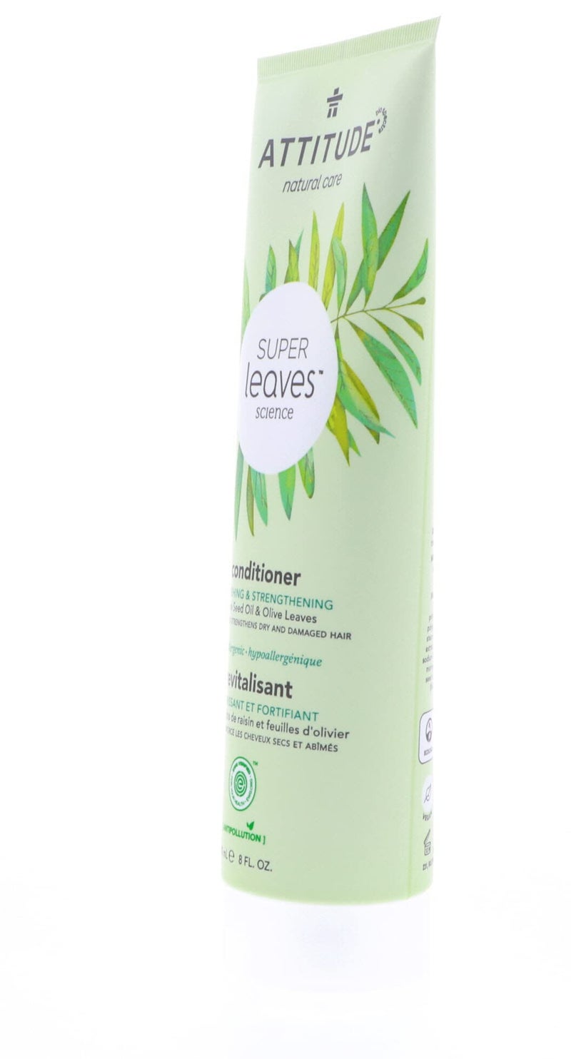 Attitude, Super Leaves Science, Natural Conditioner, Nourishing & Strengthening, Grape Seed Oil & Olive Leaves, 8 oz (240 ml) - Image 3