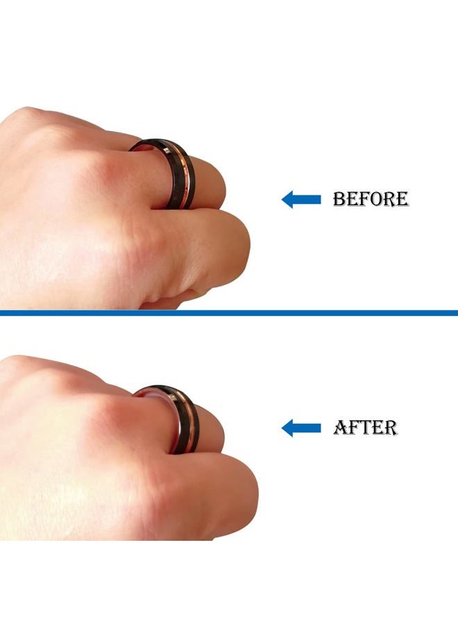 enhong Ring Size Adjuster for Loose Rings Women 57pcs Invisible Transparent Ring Size Reducer Spacer Ring Guard - Image 4