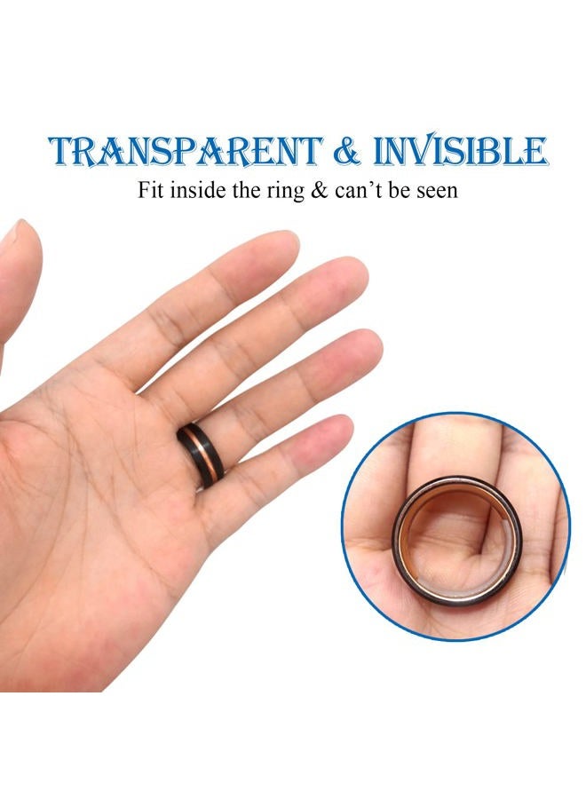 enhong Ring Size Adjuster for Loose Rings Women 57pcs Invisible Transparent Ring Size Reducer Spacer Ring Guard - Image 5