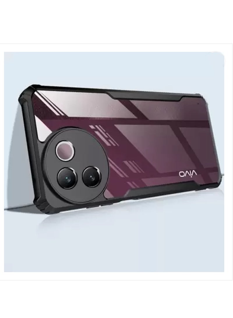 دبليو تيك غطاء حماية نحيف من السيليكون TPU مع مصدات مرتفعة لهاتف Vivo V30e 5G 2024 أسود - Image 4