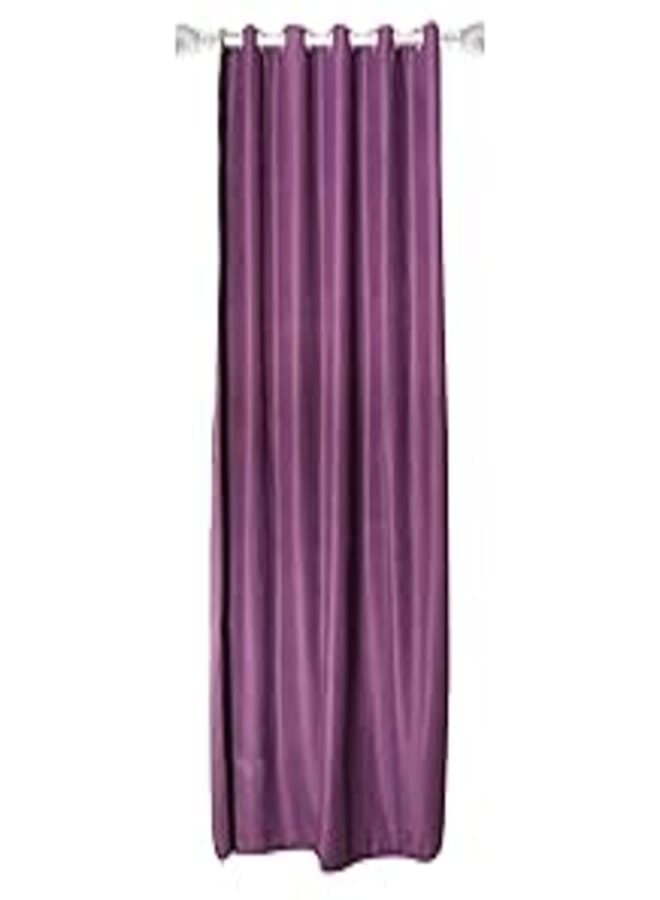 Penguin modern solid curtain plush - 140*250 - mauve 1.00 piece