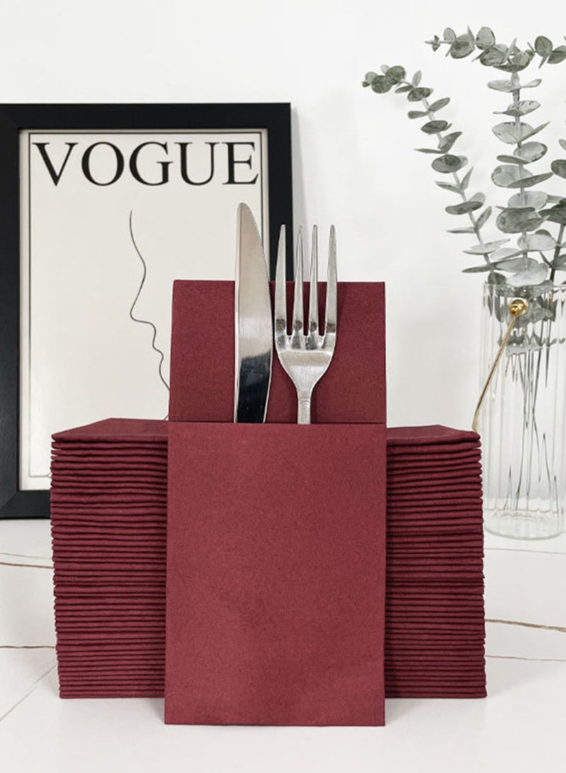 Disposable knife and fork bag restaurant napkin  - Image 5