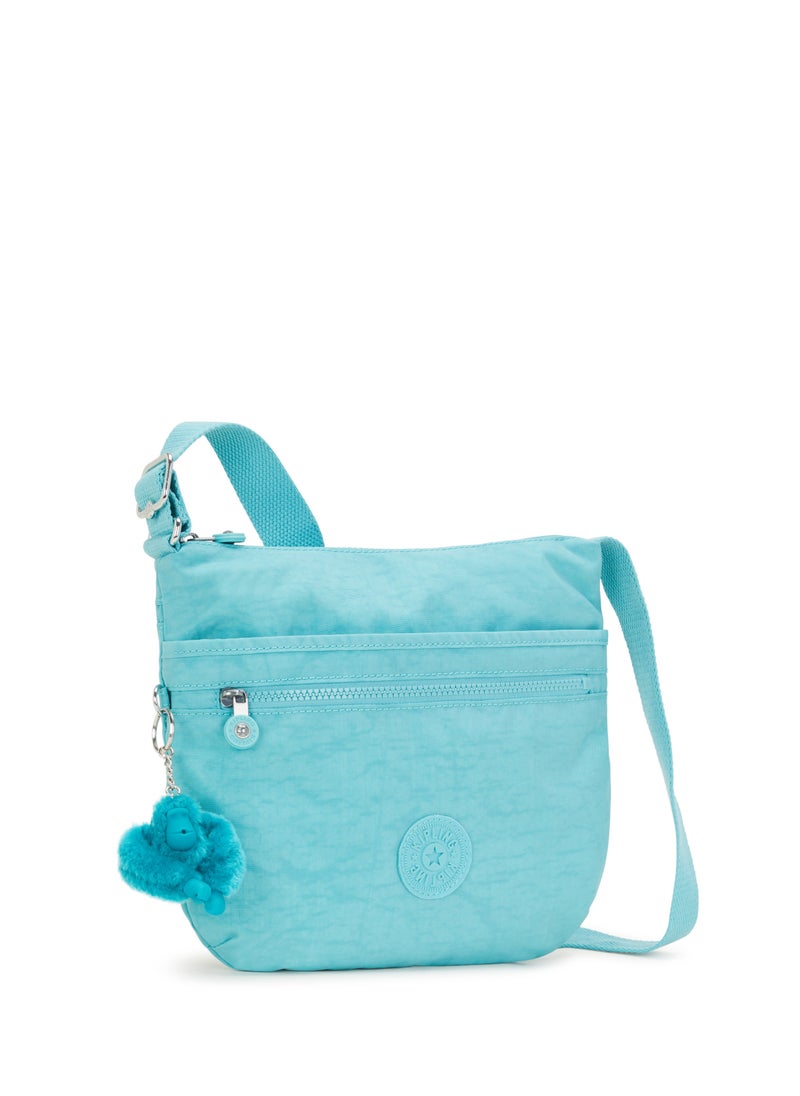 kipling Arto Deepest Aqua Medium Crossbody Bag  - Image 3