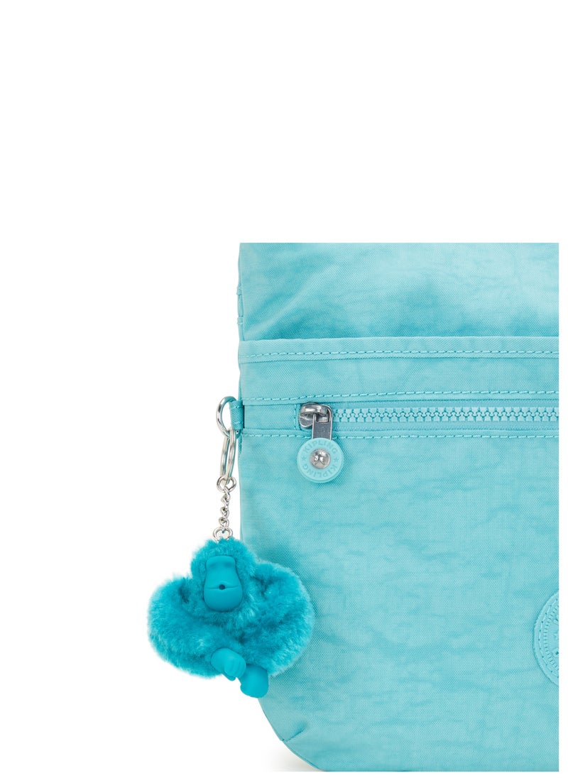kipling Arto Deepest Aqua Medium Crossbody Bag  - Image 4