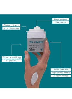 Baebody Baebody Made in USA Eye Cream - Anti Aging and Moisturizing Eye Cream for Dark Circles and Wrinkles - With Rosehip and Vitamin E (1.7 fl oz/50 ml)  - Image 3