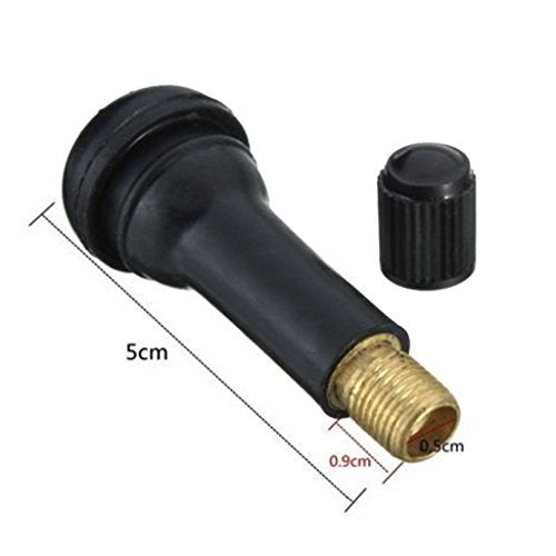SHOPEE Branded 10pcs TR414 Snap-in Tubeless Car Tyre Valve Stem Dust Cap Gold Tone Black - Image 5