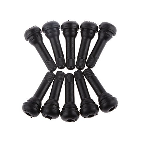 SHOPEE Branded 10pcs TR414 Snap-in Tubeless Car Tyre Valve Stem Dust Cap Gold Tone Black - Image 2