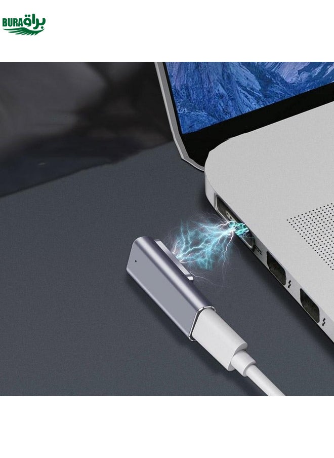 Type-C/USB-C to Magsafe1/2 Charging Adapter Supports PD Charging(Type-C to Magsafe 1 L)
