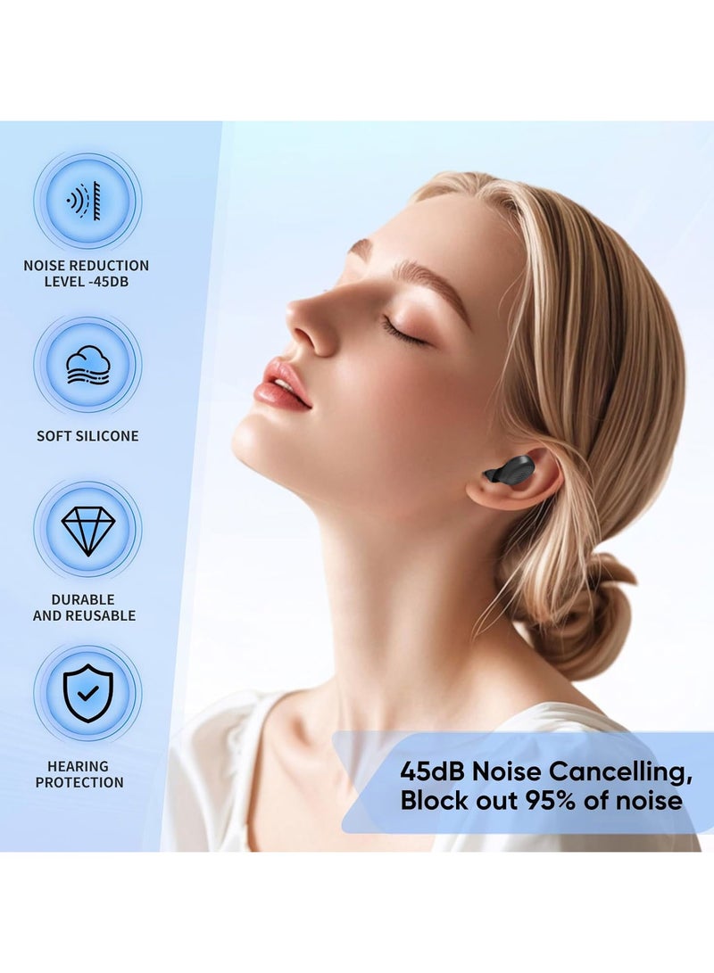 Chabeia 45dB Noise Isolating Earplugs (Pink)– Halal-Certified Hearing Protection for Hajj & Sleep, 7-Size Silicone Kit with Quran Case, Heat-Resistant for Gulf Climate  - Image 4