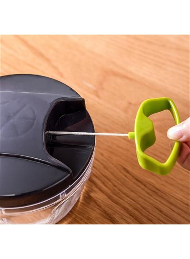 HOMESTAR Large Capacity Manual Chopper 1000ml, Portable Hand Pull String Cutter for Garlic, Onion, Vegetables, Simple operation, Easy to clean - Image 2