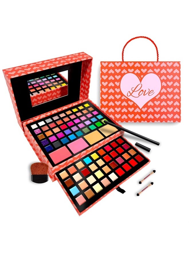 Toysical Makeup Kits for Teens - 2-Tier Love Make Up Gift Set and Eyeshadow Palette for Teen Girls and Juniors -Variety Shade Array - Full Starter Kit for Beginners or Pros by Toysical - Image 1