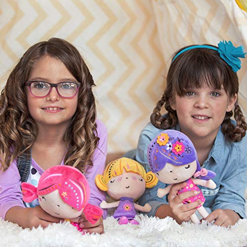 Adora Softies Blossom Plush Doll, 11.5" Girl Doll For Educational Fun Play and Bedtime! Gift For Ages 0 and Up - Blossom - Image 5
