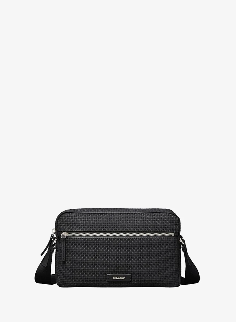 CALVIN KLEIN Embossed Woven Camera Bag
